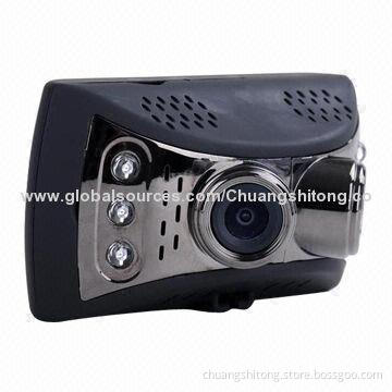 Twins Cam HD Car Camcorder, 230 Degrees Wide View, OEM Welcomed, 2.7-inch Display